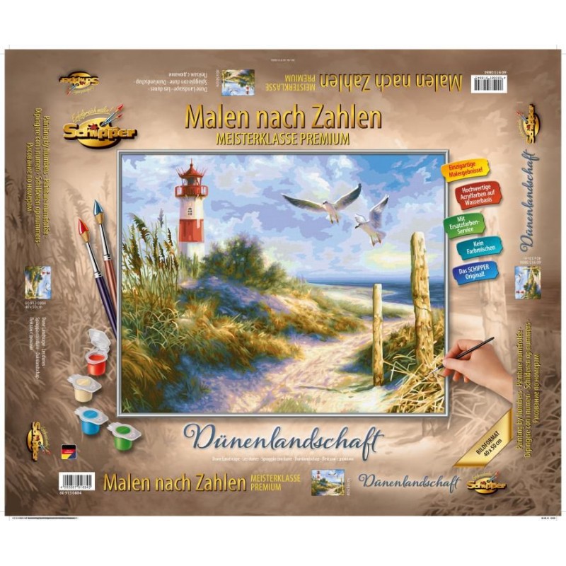 MNZ - Dünenlandschaft 40x50 Malen nach Zahlen