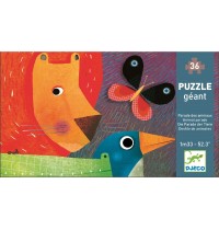 Djeco - Riesenpuzzle: Animal parade