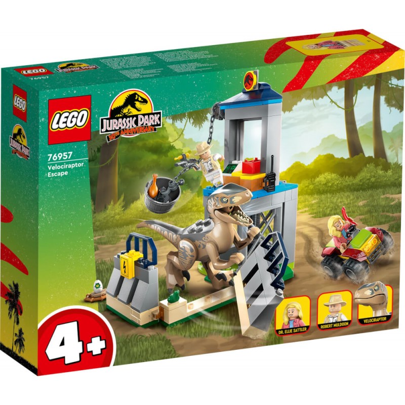 LEGO® Jurassic World™ 76957 Flucht des Velociraptors