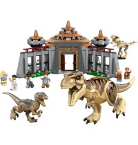 LEGO® Jurassic World™ 76961 Angriff des T. rex und des Raptors aufs Besucherzentrum