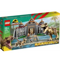 LEGO® Jurassic World™ 76961 Angriff des T. rex und des Raptors aufs Besucherzentrum