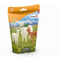 Schleich - Wild Life - Alpakafamilie