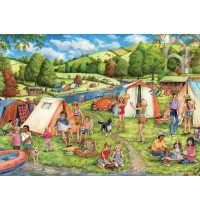 Jumbo Spiele - Camping and Caravanning - 2x 500 Teile