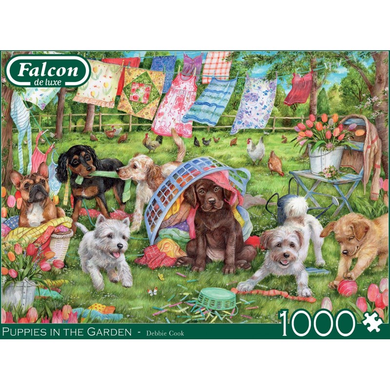 Jumbo Spiele - Puppies in the Garden