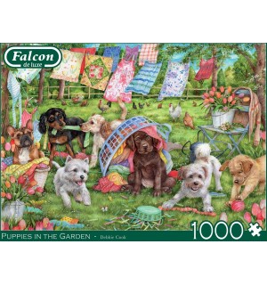 Jumbo Spiele - Puppies in the Garden