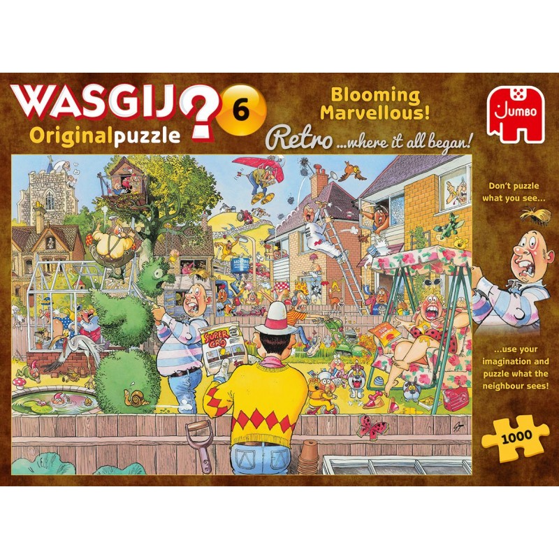 Jumbo Spiele - Wasgij Retro Original 6 - Blühende Pracht!