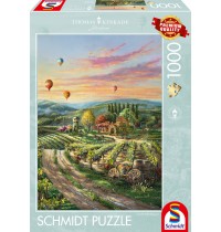 Schmidt Spiele - Thomas Kinkade Studios - Peaceful Valley Vineyard