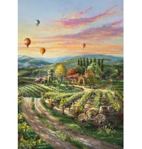 Schmidt Spiele - Thomas Kinkade Studios - Peaceful Valley Vineyard