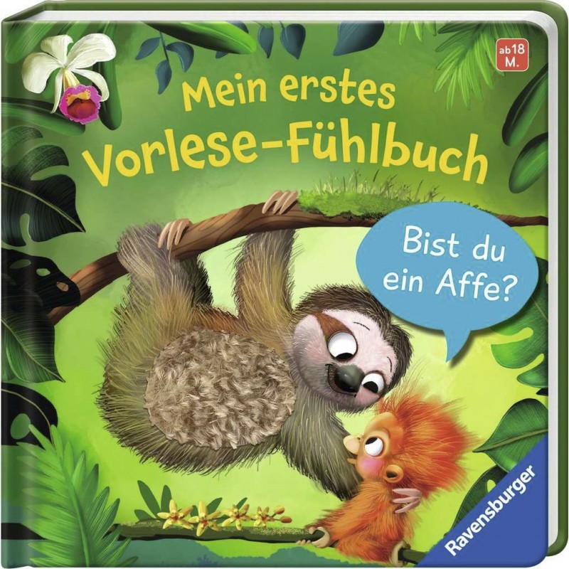 Ravensburger - Mein erstes Vorlese-Fühlbuch: Bist du ein Affe?