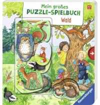 Ravensburger - Mein großes Puzzle-Spielbuch: Wald