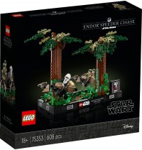 LEGO Star Wars 75353 - Verfolgungsjagd auf Endor - Diorama