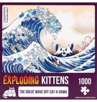 Exploding Kittens - Puzzle - The Great Wave off Cat-a-gawa