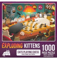 Exploding Kittens - Puzzle - Cats Playing Chess