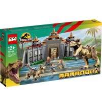 LEGO Jurassic Park 76961 - Angriff des T. rex und des Raptors aufs Besucherzentrum