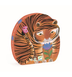 Djeco - (N) Formenpuzzle: The tiger's walk - 24pcs