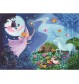 Djeco - Formenpuzzle: The fairy and the unicorn - 36 pcs