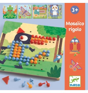 Djeco - Lernspiel: Mosaico rigolo