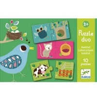 Djeco - Duo Puzzle: Habitat