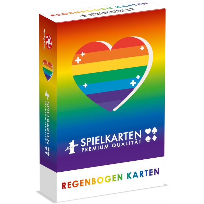 Winning Moves - Number 1 Spielkarten - Rainbow