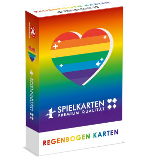 Winning Moves - Number 1 Spielkarten - Rainbow