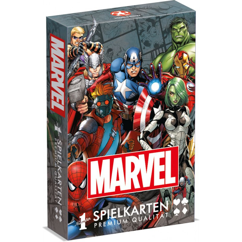 Winning Moves - Number 1 Spielkarten - Marvel Universe im Display