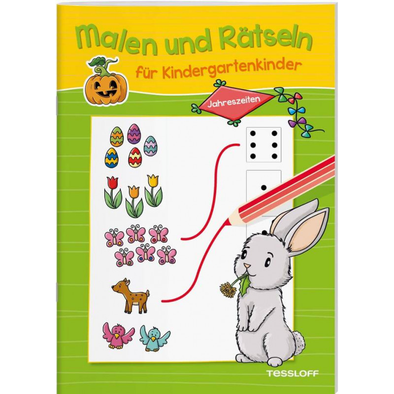 Malen und Rätseln für Kinderg 