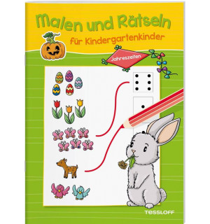 Malen und Rätseln für Kinderg 