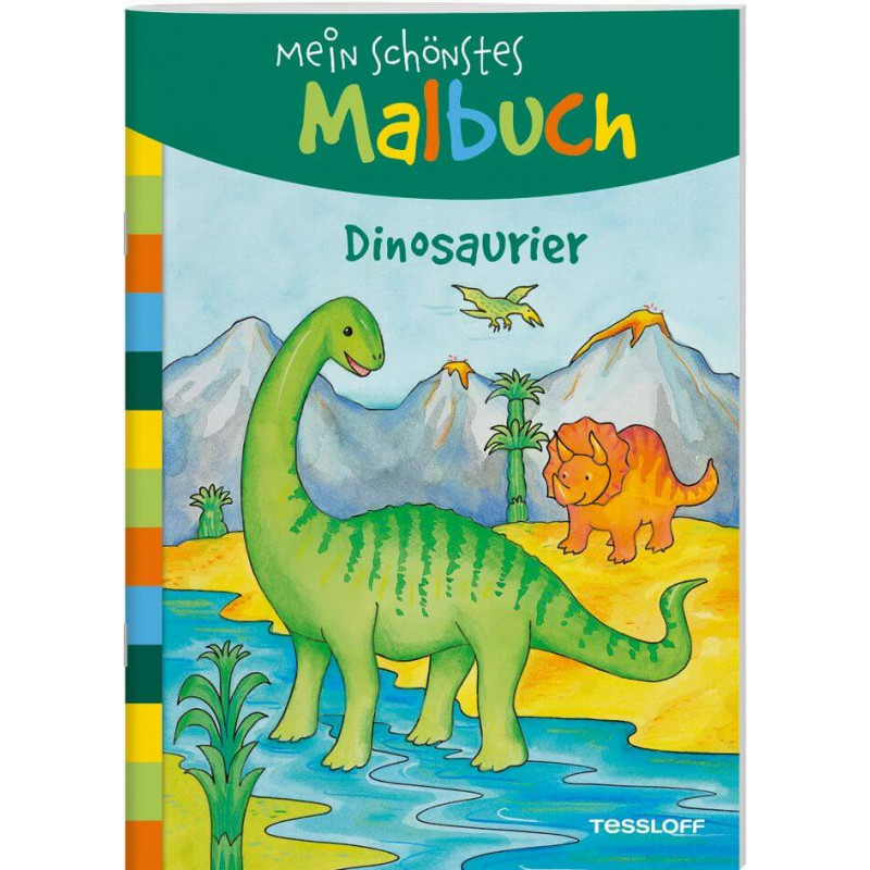 Mein schönstes Malbuch. Dinos 