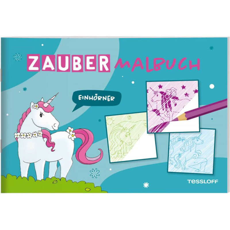 Zaubermalbuch. Einhörner 