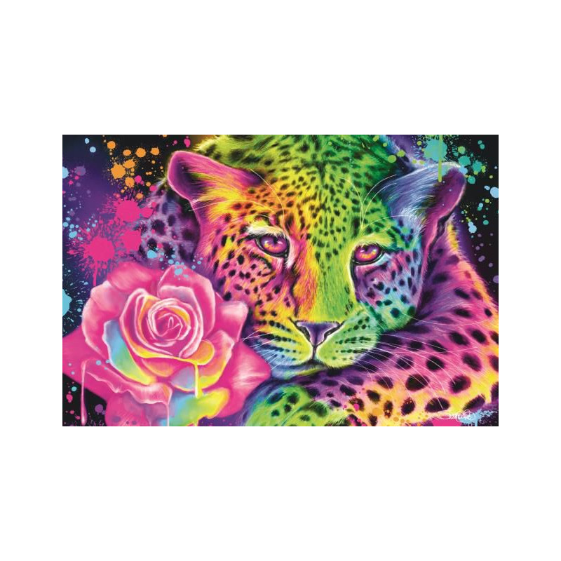 P1000 Neon Regenbogen-Leopard P1000 Neon Regenbogen-Leopard