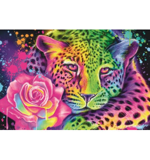 P1000 Neon Regenbogen-Leopard P1000 Neon Regenbogen-Leopard