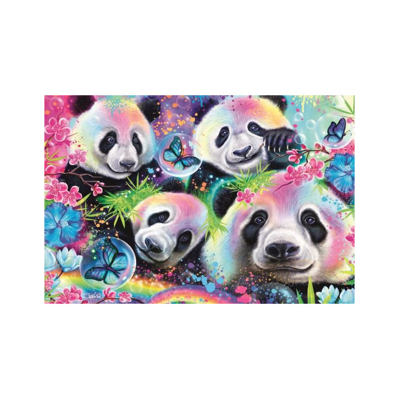 P1000 Neon Blumen-Pandas P1000 Neon Blumen-Pandas