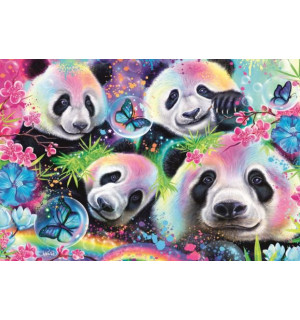 P1000 Neon Blumen-Pandas P1000 Neon Blumen-Pandas