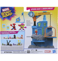 Hasbro - Marvel Stunt Squad Schmetter-Kran Spielset