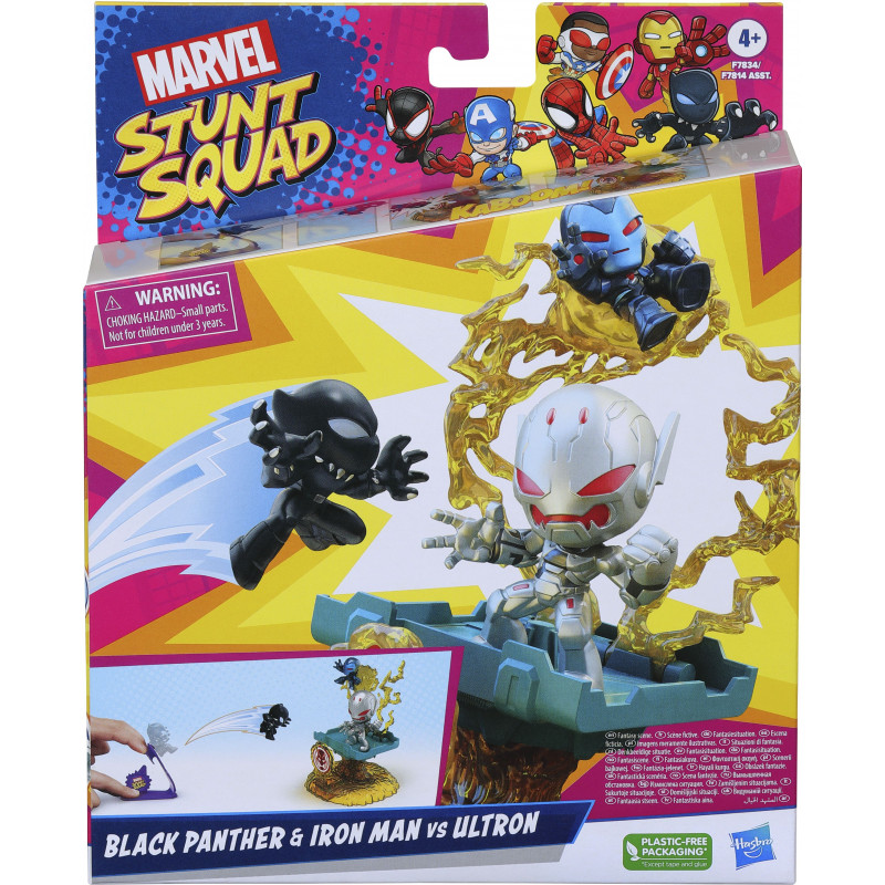 Hasbro - Marvel Stunt Squad Helden gegen Schurken Spielset