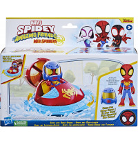 Hasbro - Marvel Spidey and His Amazing Friends Web-Spinners Spidey mit Luftkissen-Gleiter