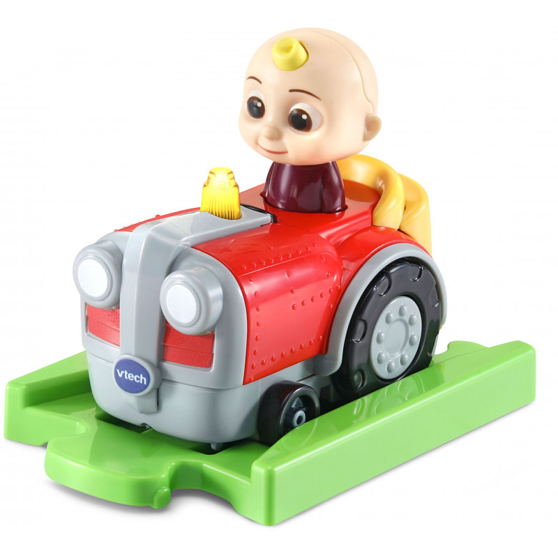 Tut Tut Baby Flitzer - CoComelon - JJs Traktor inkl. Schiene