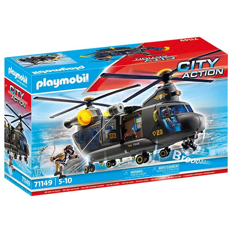 PLAYMOBIL 71149 - City - SWAT-Rettungshelikopter