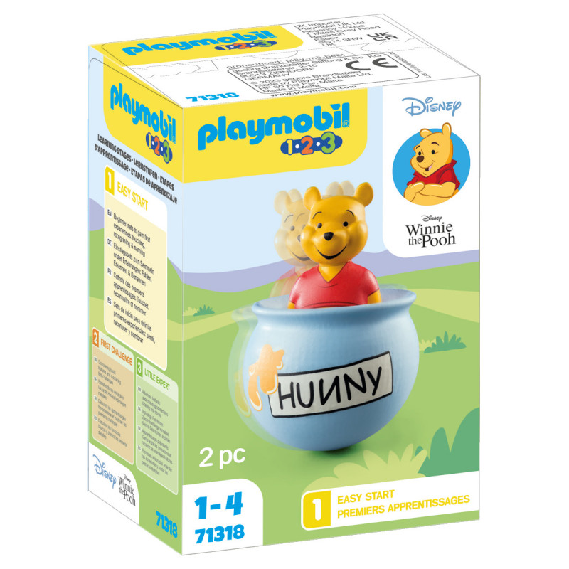 PLAYMOBIL 71318 - 1.2.3 & Disney: Winnies Stehauf-Honigtopf