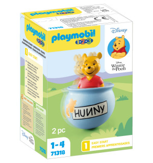 PLAYMOBIL 71318 - 1.2.3 & Disney: Winnies Stehauf-Honigtopf