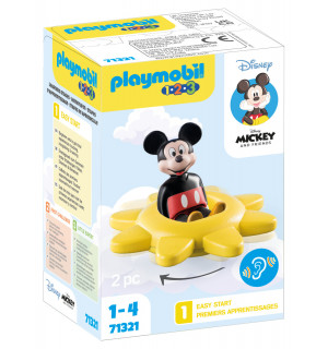 PLAYMOBIL 71321 - 1.2.3 & Disney: Mickys Drehsonne mit Rasselfunktion