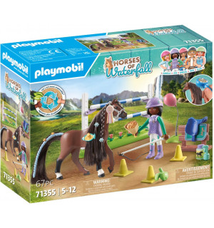 PLAYMOBIL 71355 - Horses of Waterfall - Zoe & Blaze mit Turnierparcours