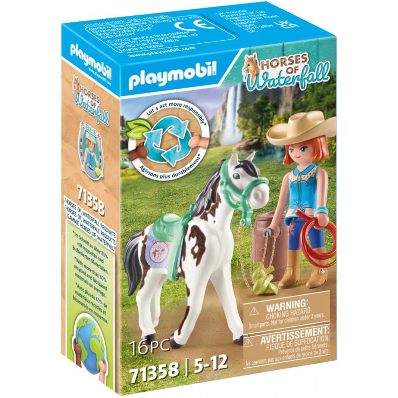 PLAYMOBIL 71358 - Horses of Waterfall - Ellie & Sawdust mit Westernübung