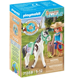 PLAYMOBIL 71358 - Horses of Waterfall - Ellie & Sawdust mit Westernübung