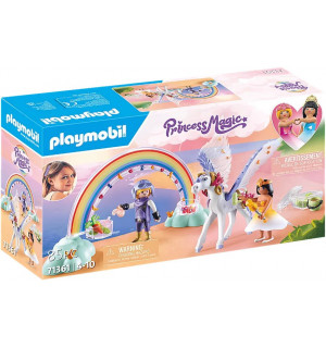 PLAYMOBIL 71361 - Princess Magic - Himmlischer Pegasus mit Regenbogen