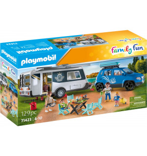 PLAYMOBIL 71423 - Family Fun - Wohnwagen mit Auto