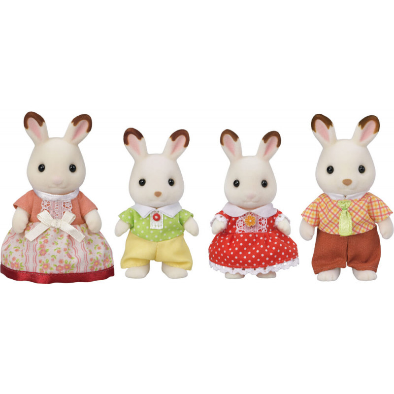 Sylvanian Families 5655 Schokoladenhasen Familie NEU