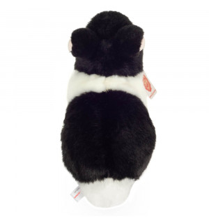 Teddy Hermann Hase schwarz-weiß 23 cm