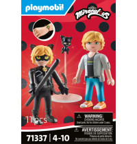 PLAYMOBIL 71337 Miraculous: Adrien & Cat Noir