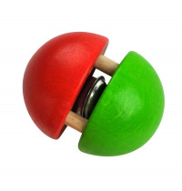 Kugel-Glöckchen (rot/grün) Kugel-Glöckchen (rot/grün)